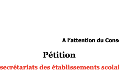 Renforcer les secrétariats des établissements scolaires primaires