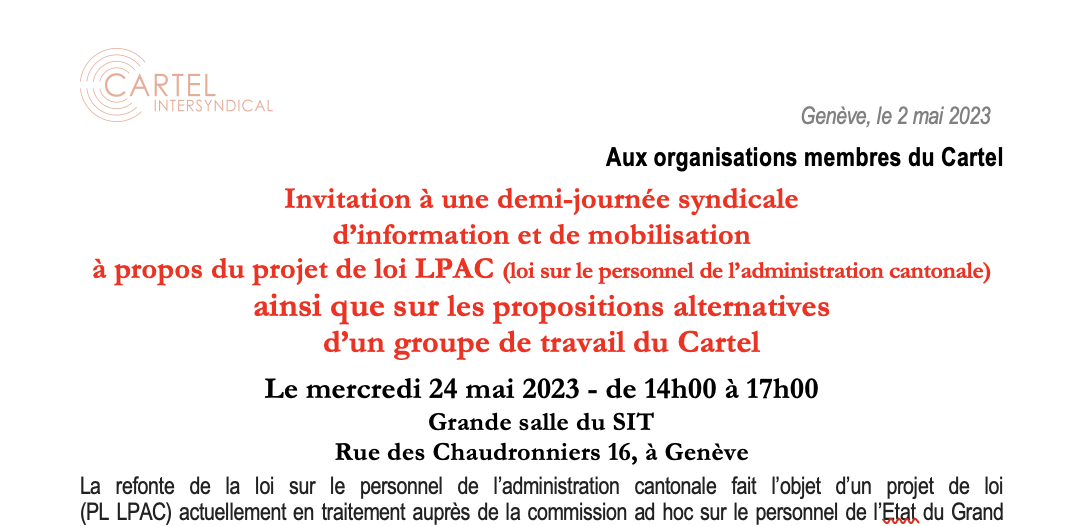 information sur la LPAC
