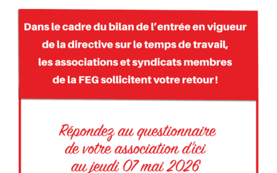Bilan sur la directive sur le temps de travail