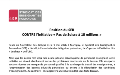 SER : CONTRE l&rsquo;initiative « Pas de Suisse à 10 millions »